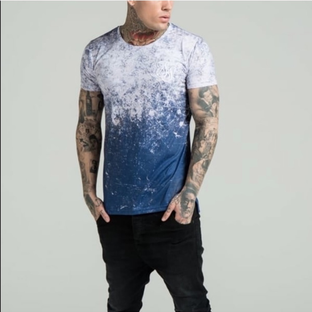 Sik Silk Distressed Basic Vent Tee - image 3